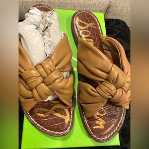 Sam edelman garson camel leather sandal size 8 1/2